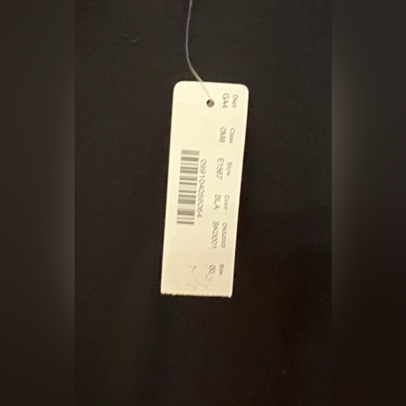 NWT JCrew Black Dress with Gold Accent Zippers and Faux Leather Cuffs - Picture 4 of 12